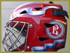 хоккейный шлем с аэрографией